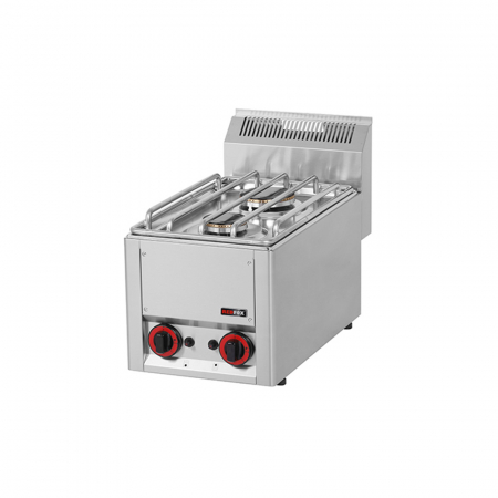 Linia 600 - Masina gatit gaz 2 arzatoare de banc, 2x4,5 kW, 330x600x290 mm, linia 600, SP30GLS
