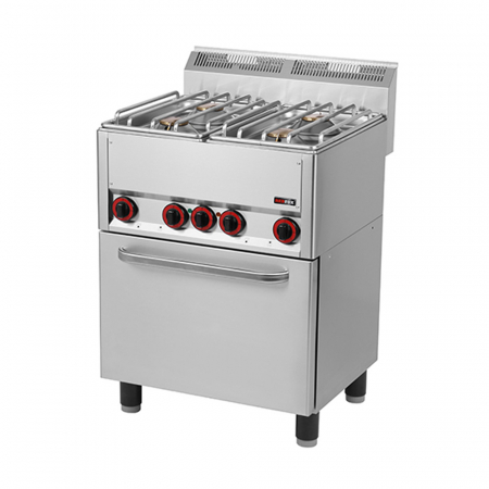 Linia 600 - Masina gatit gaz 4 arzatoare cu cuptor SPT60GLS
