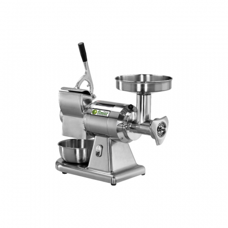 Masini de tocat carne cu razatoare - Mașină multifuncțională de tocat carne și răzuire brânză 100-160 kg/h, grup de tocare din aluminiu, 230V, 12AT