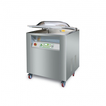 Echipamente Preparare - Masina vidat profesionala cu camera si roti, 700 mm, 40m3/h, 400V, 1,5 kW, CAM700TC
