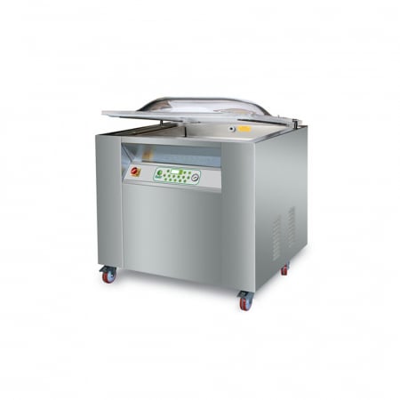 Echipamente Preparare - Masina vidat profesionala cu camera si roti, 900 mm, 63m3/h, 400V, 2 kW, CAM900TC