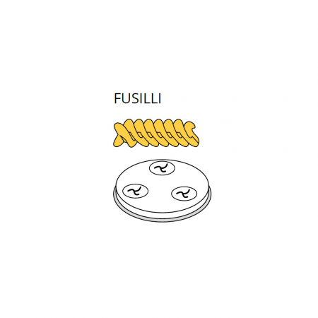 Accesorii - Matrita FUSILLI pentru masina de paste model MPF8N, ACTRMPF29