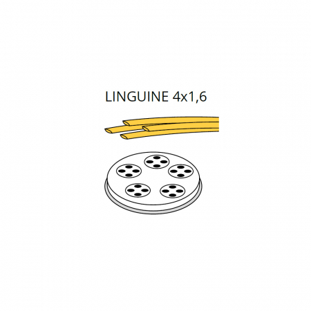 Accesorii - Matrita LINGUINE 4X1,6 pentru masina de paste model MPF8N, ACTRMPF54