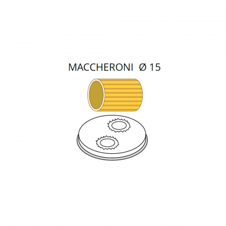 Accesorii - Matrita MACCHERONI ø15 pentru masina de paste model MPF1,5N, PF15E, ACTRMPF67