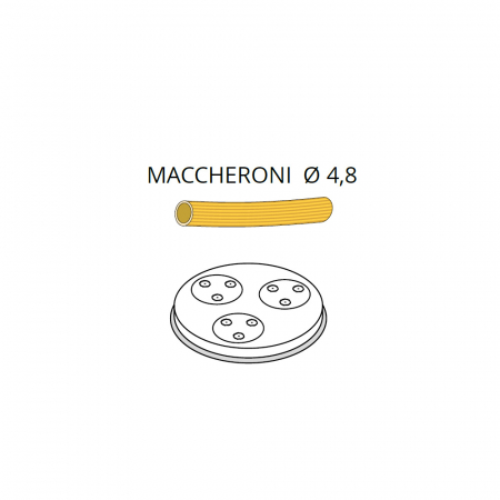 Accesorii - Matrita MACCHERONI ø4,8 pentru masina de paste model MPF8N, ACTRMPF66