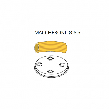 Accesorii - Matrita MACCHERONI ø8,5 pentru masina de paste model MPF1,5N, PF15E, ACTRMPF21