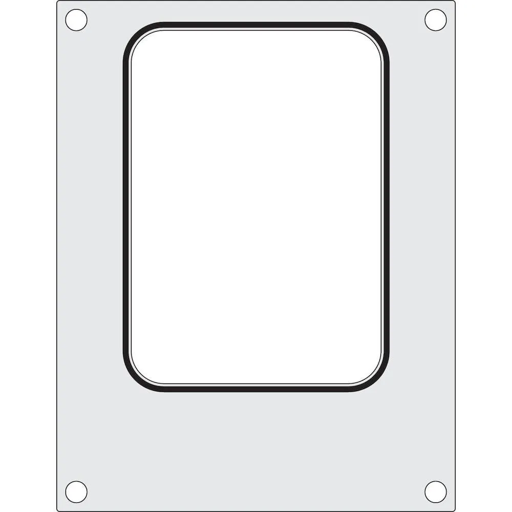 Caserole - Matrita sigilare tavi, 187x137 mm, aluminiu, garnitura silicon