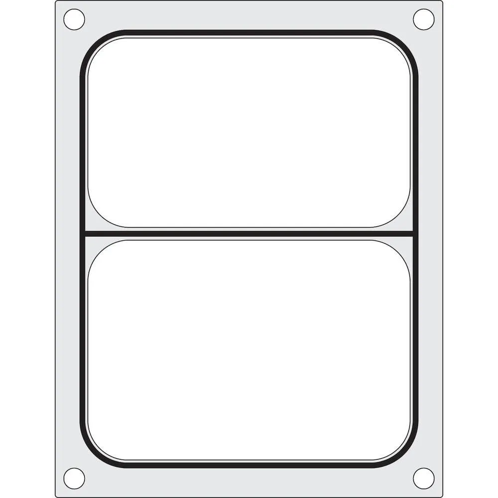 Caserole - Matrita sigilare tavi, 3 compartimente, 227x178 mm, aluminiu