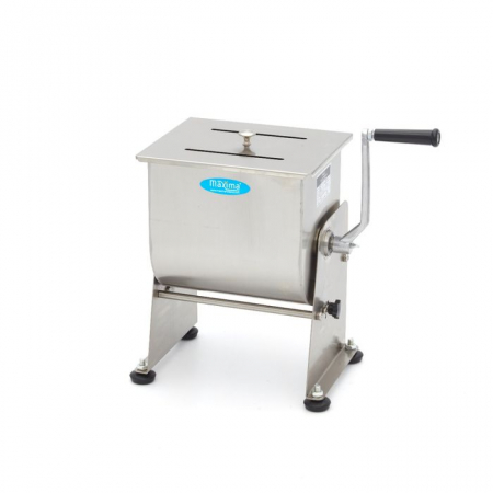 Utilaje Carmangerie - Mixer manual pentru carne 10 litri, 7,5kg, cuva rabatabila, inox