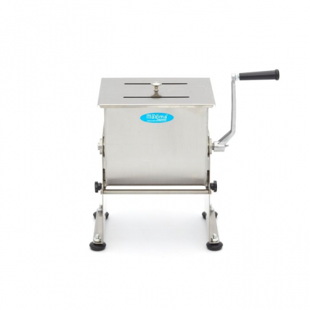 Mixer manual pentru carne 10 litri, 7,5kg, cuva rabatabila, inox [8]