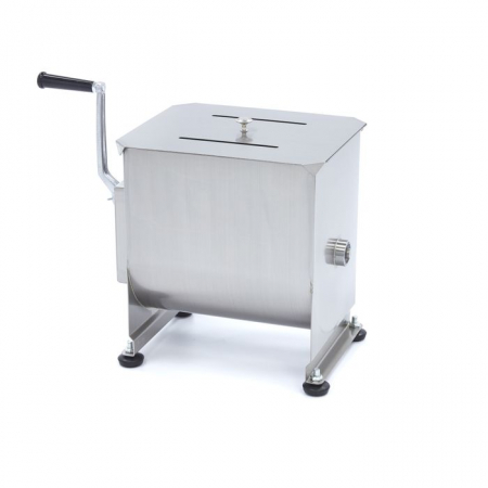 Mixer manual pentru carne 20 litri, 16kg, inox, operare manuala [3]