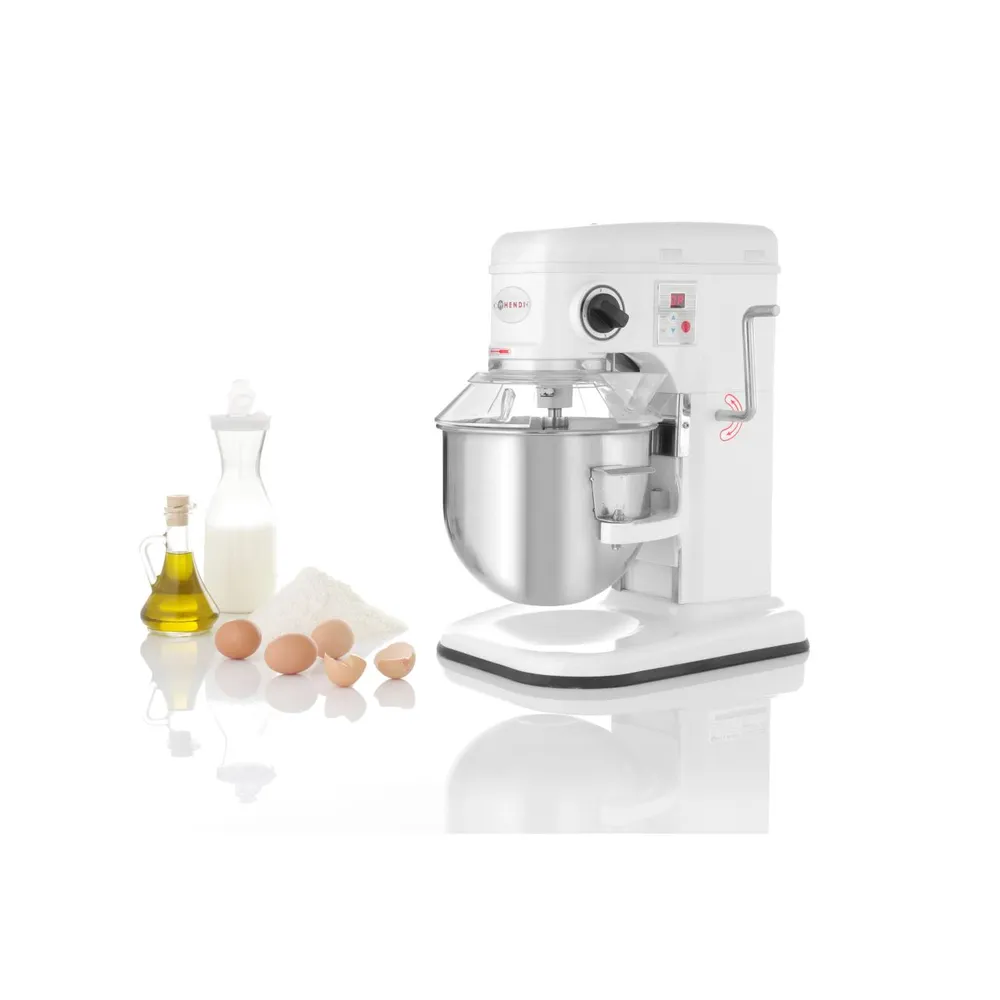 Mixer planetar 7L, digital, 650W, 3 viteze, inox [2]