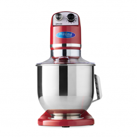 Mixere planetare profesionale - Mixer planetar semiprofesional 7 litri rosu, 230V, 0,35 kW