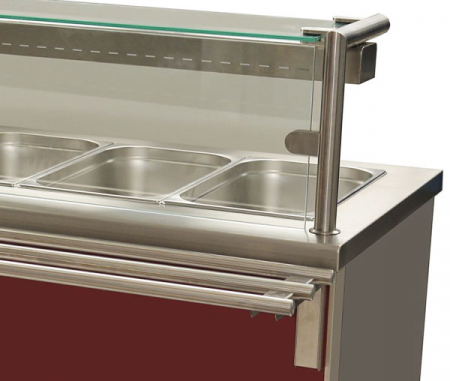 Modul cald bain marie cu dulap deschis, 2 GN1/1 [2]
