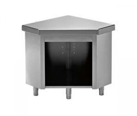 Linie autoservire - Modul neutru cu colt intern de 90°, dimensiune 1590 x 800 x 900h mm