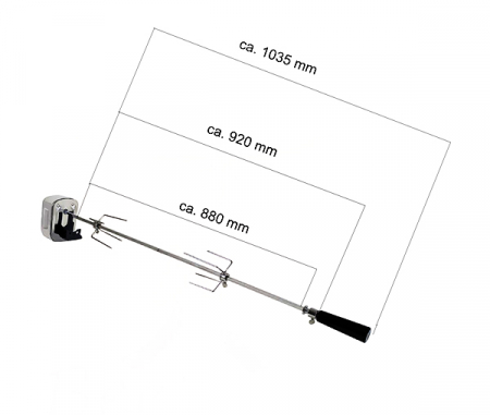 Motor pentru protap, 230V, BGS-e [3]