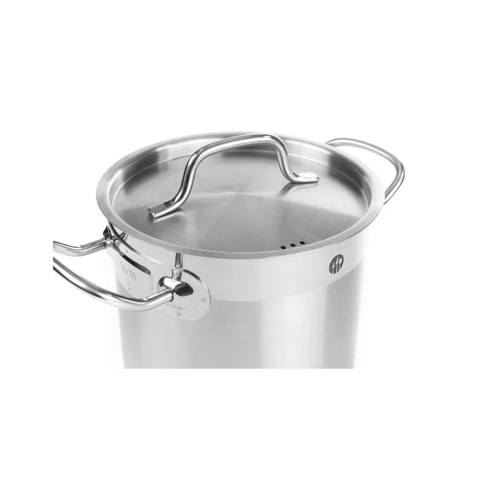 Oala inalta cu capac 6L, 20x19cm, inox, pentru inductie [2]