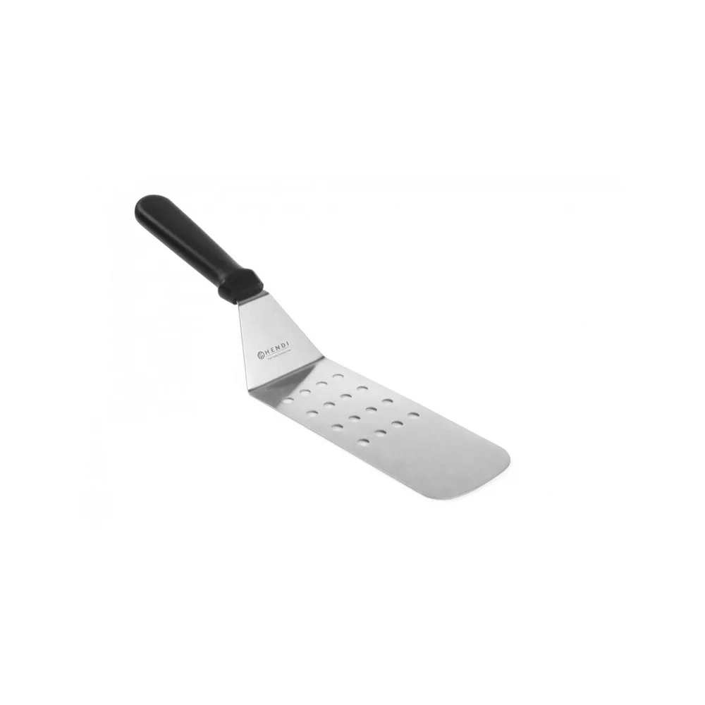 Ustensile patiserie-cofetarie - Paleta flexibila perforata, inox cu maner polipropilena, 37 cm
