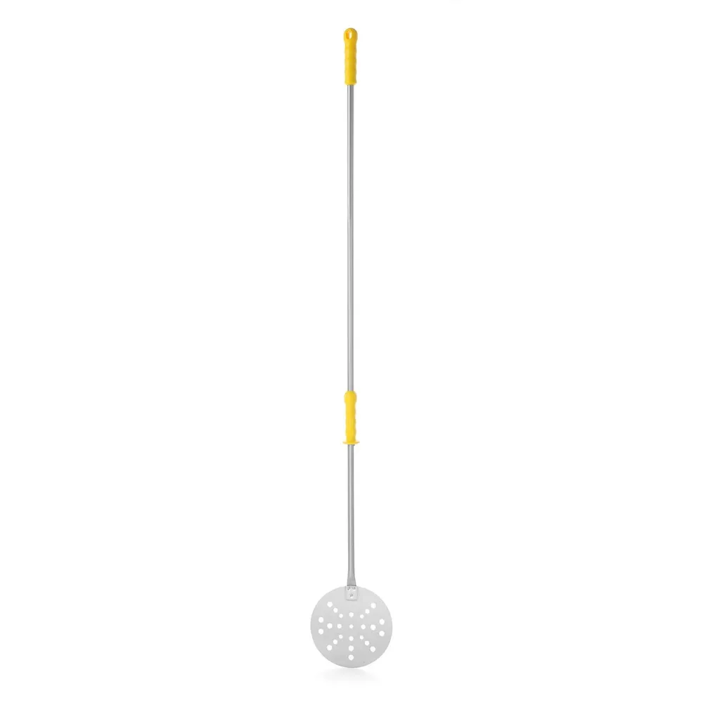 Accesorii - Paleta perforata pizza, maner telescopic, 1700x220 mm, inox