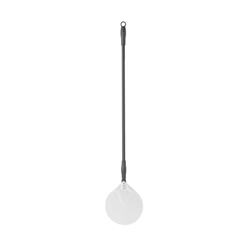 Accesorii pizza - Paleta rotunda perforata pizza, 230x1200 mm, maner silicon