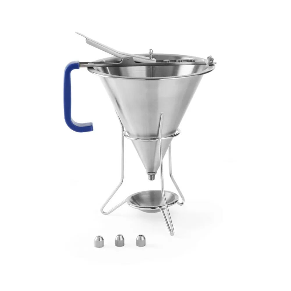 Ustensile patiserie-cofetarie - Palnie cofetarie Profi Line cu 3 duze, inox, 1.5l