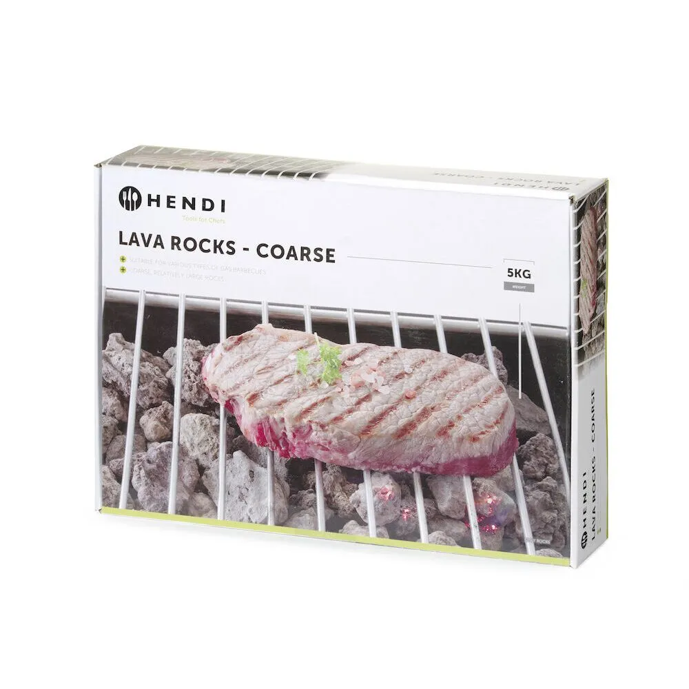 Accesorii fast food - Pietre de lava tip grosier, roca vulcanica, 5 kg