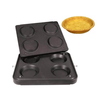 Aparate gofre profesionale - Placa 16 pentru Cook-Matic tarte rotunde 125 mm