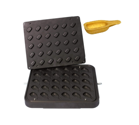 Aparate gofre profesionale - Placa 18 pentru Cook-Matic tarte model lingurita