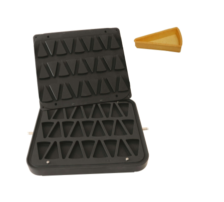 Aparate gofre profesionale - Placa 21 pentru Cook-Matic tarte model mini felie tort