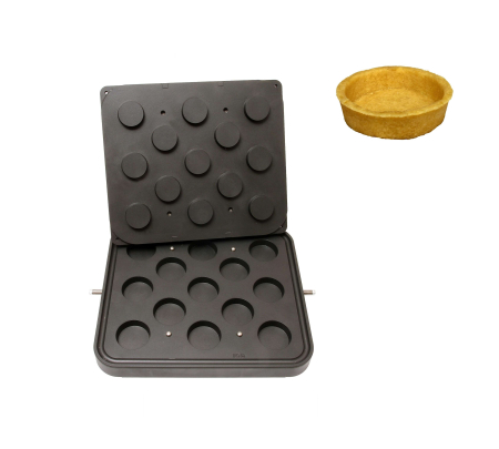 Aparate gofre profesionale - Placa 23 pentru Cook-Matic tarte model rotund 60mm pereti verticali