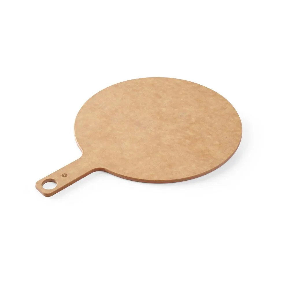 Accesorii pizza - Placa pizza cu maner, 356 mm, fibra de lemn, rezistenta