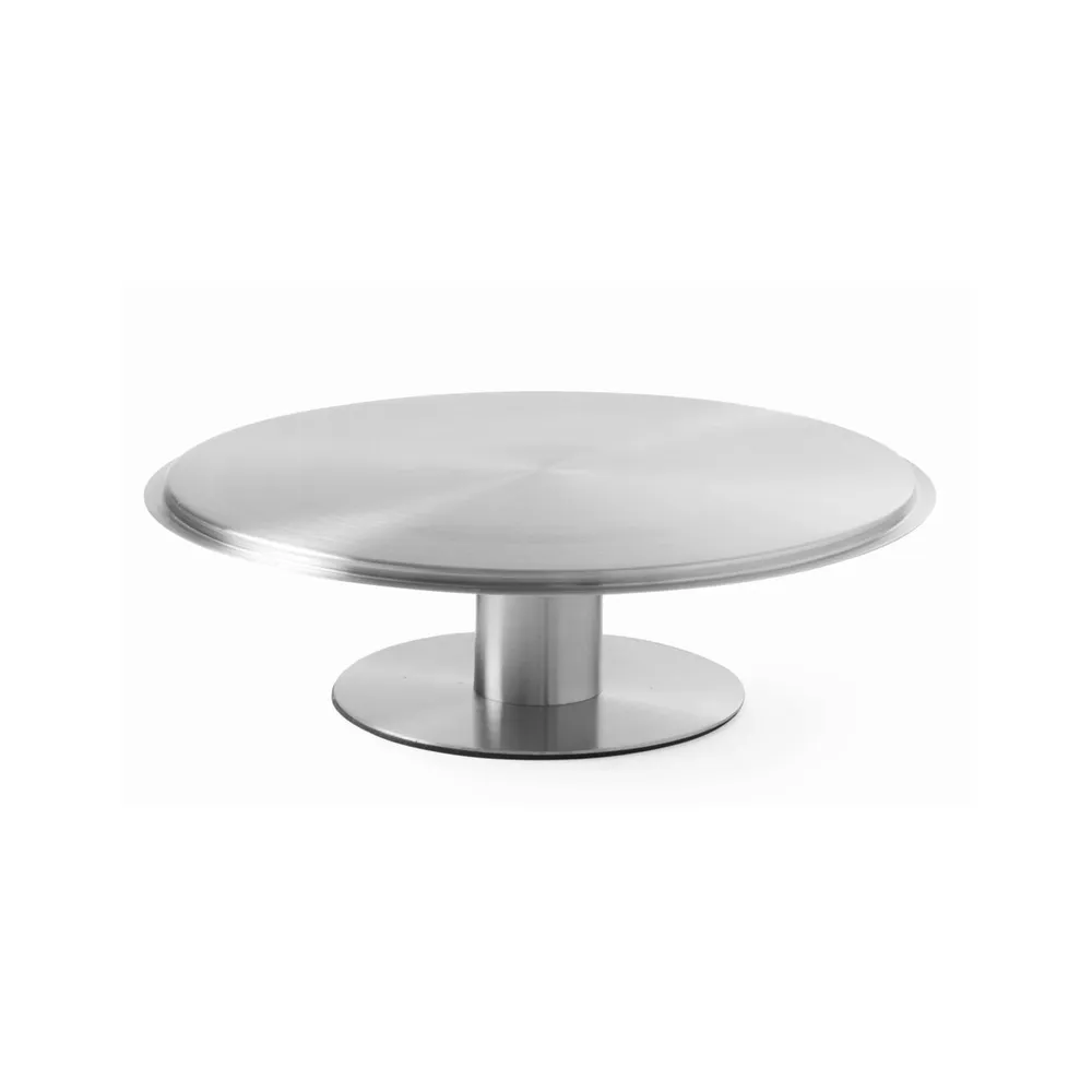 Ustensile patiserie-cofetarie - Platou rotativ pentru tort, inox, diametru 30 cm