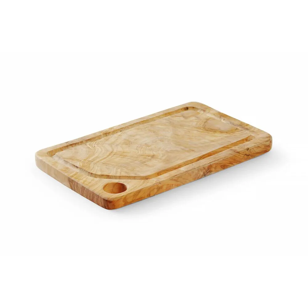 Tavi si cosuri autoservire - Platou servire din lemn de maslin, 335x205 mm