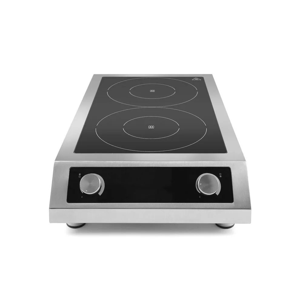 Plita dubla inductie profesionala 7000W, 2 zone incalzire [1]
