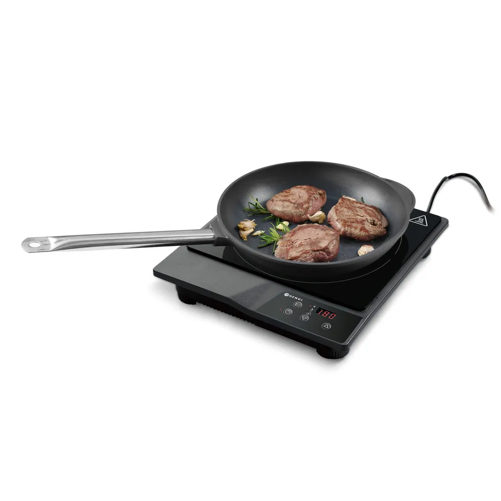 Plite inductie profesionale - Plita inductie 1800W, display digital, sarcina maxima 15 kg