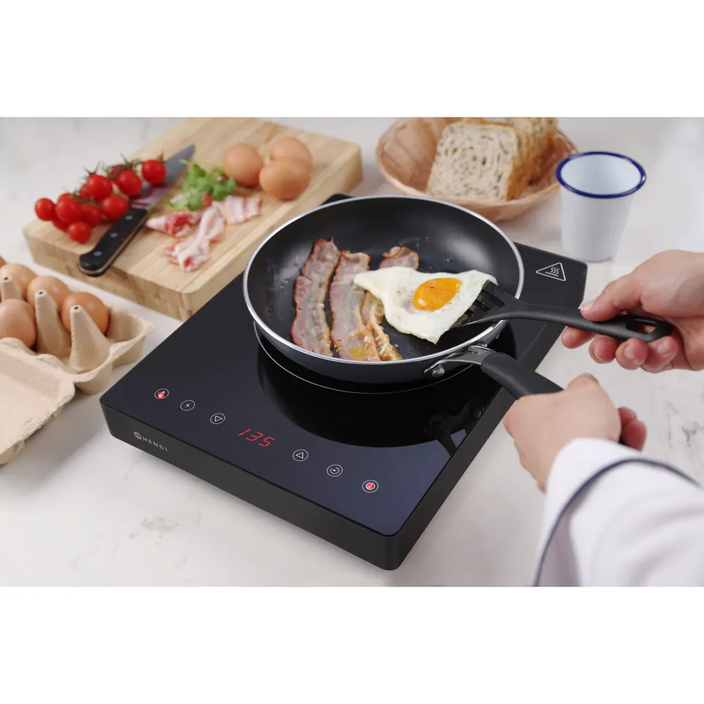 Plita inductie Black Line 2000W, display digital, timer [3]
