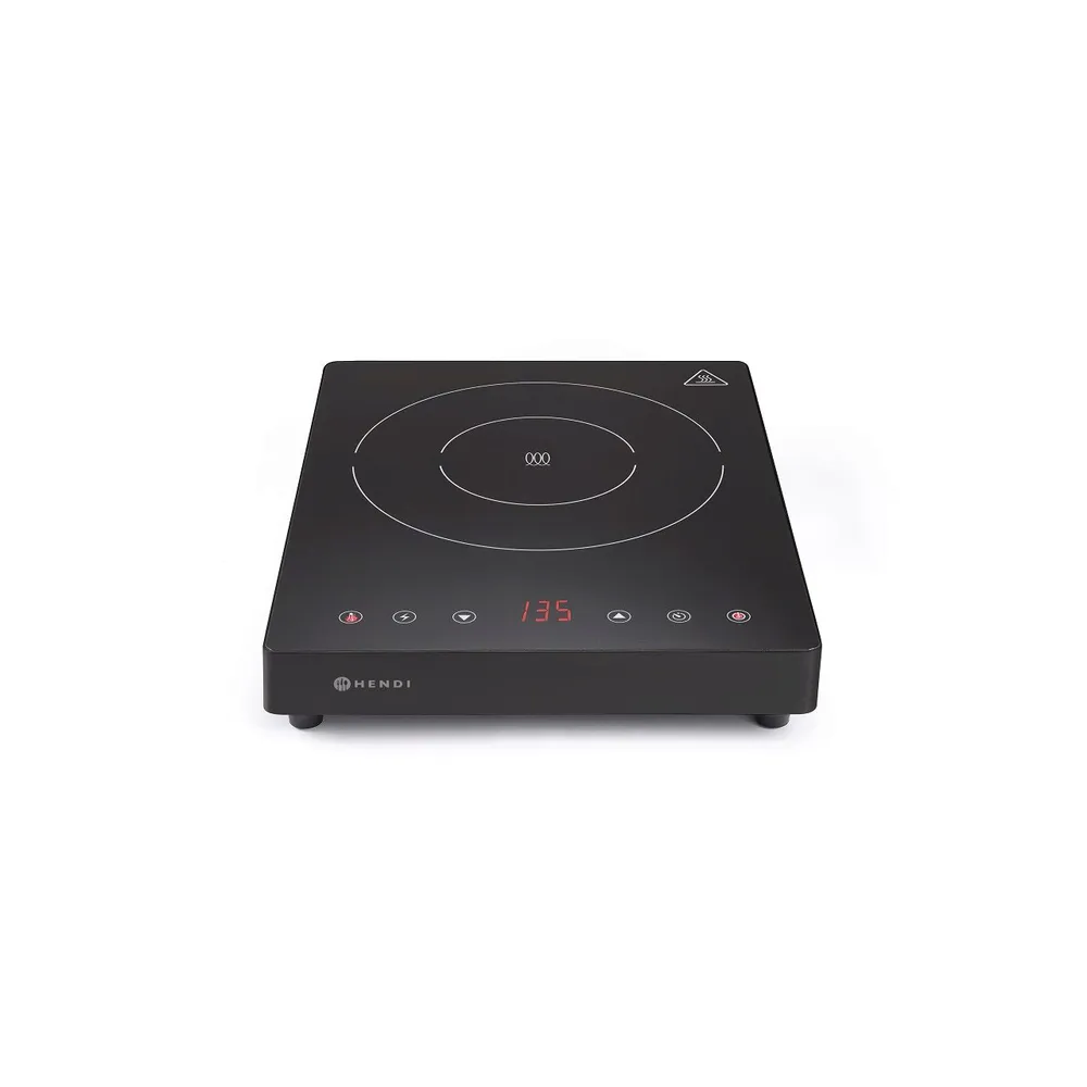 Plite inductie profesionale - Plita inductie Black Line 2000W, display digital, timer