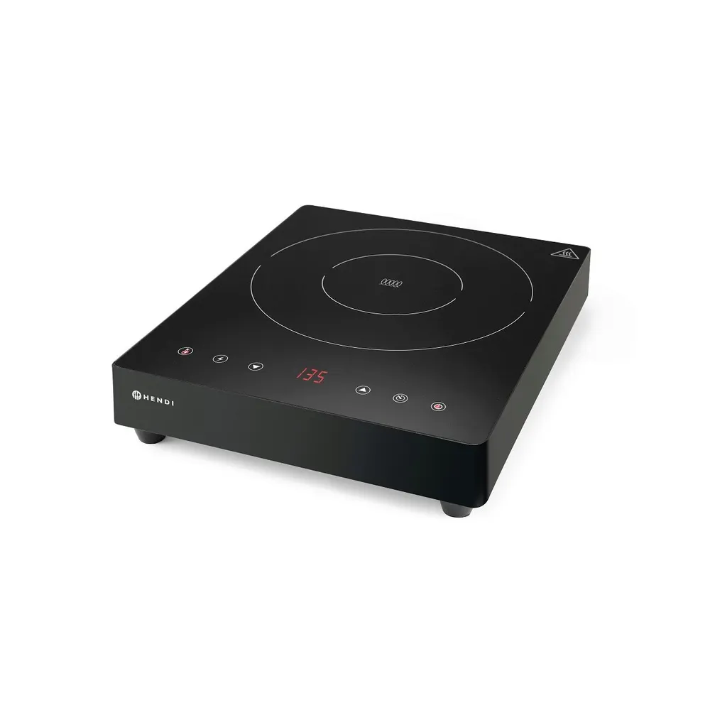 Plite inductie profesionale - Plita inductie Black Line 3500W, display touch, timer