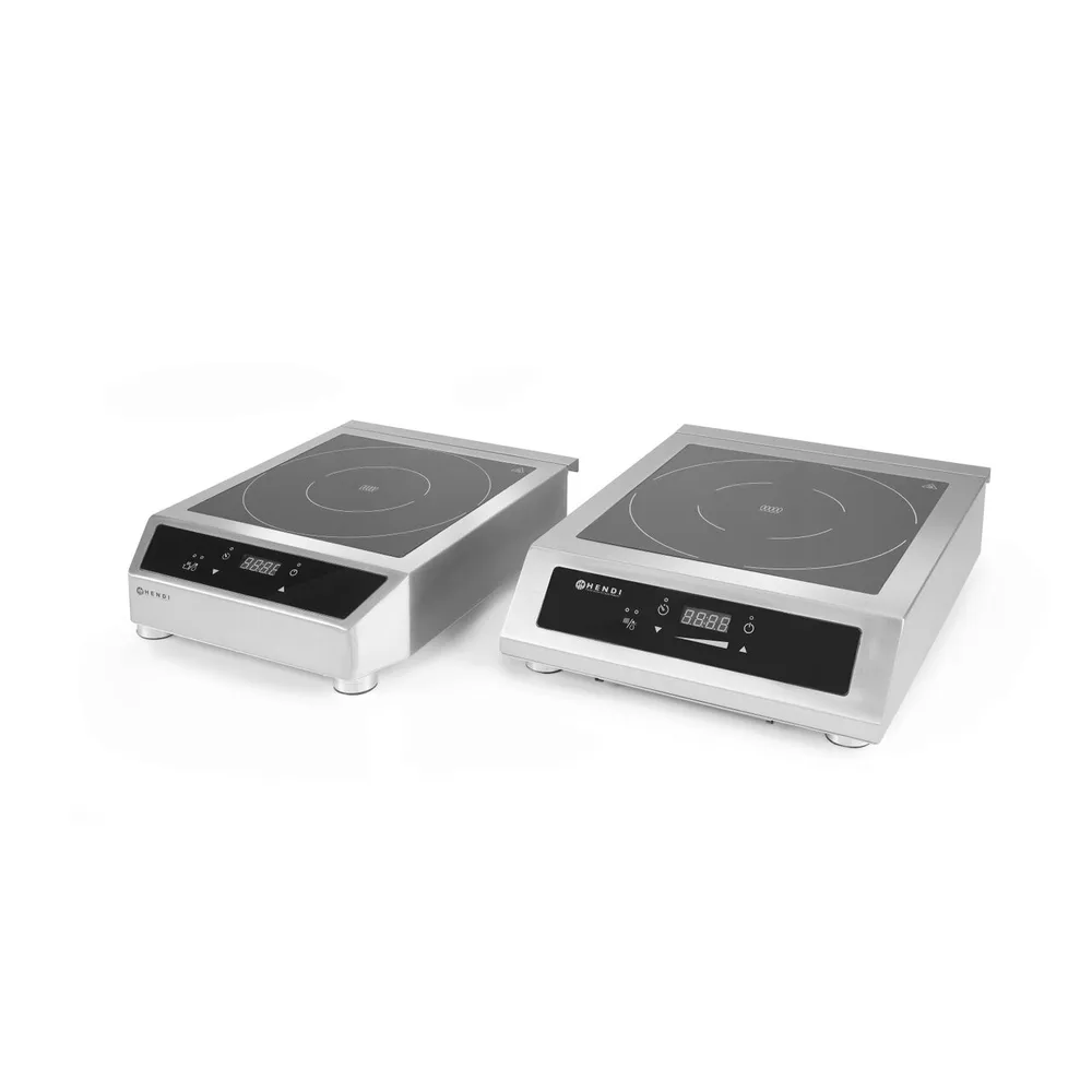 Plita inductie profesionala 3500W, touch, 39x50 cm [3]