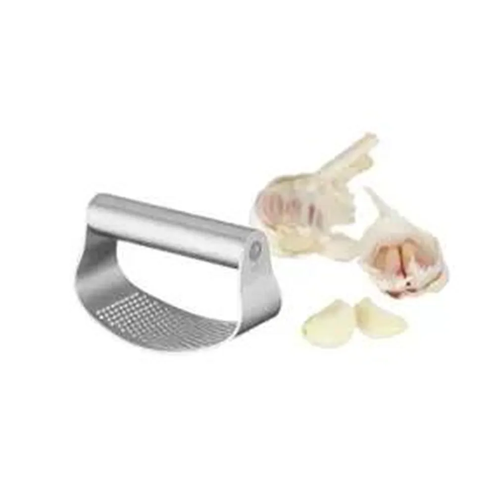 Presa usturoi curbata din inox, 105x50 mm [1]
