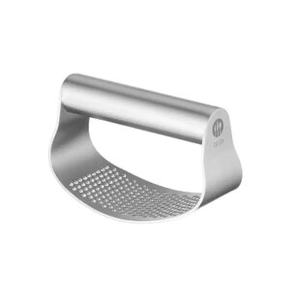 Presa usturoi curbata din inox, 105x50 mm [0]