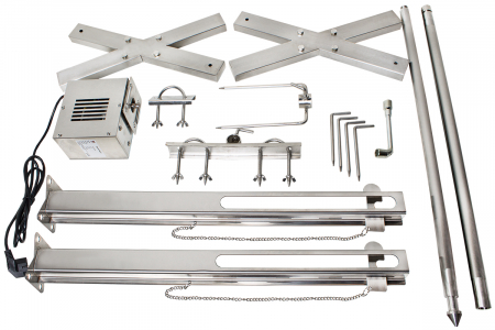 Protap cu rotisor electric din otel inoxidabil, 230V, BSG-150SG [2]
