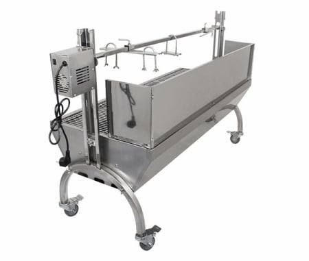 Protap rotisor cu gratar 1250x490 mm din inox cu rebord, 230V, BSGW-150H [3]