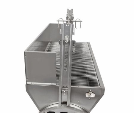 Protap rotisor cu gratar 1250x490 mm din inox cu rebord, 230V, BSGW-150H [4]