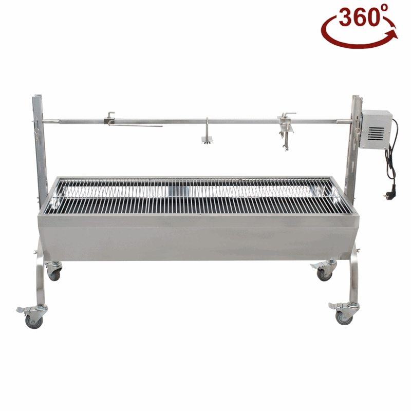 Proțap rotisor cu grătar 1250x490 mm din inox, 230V, BSG150 [1]