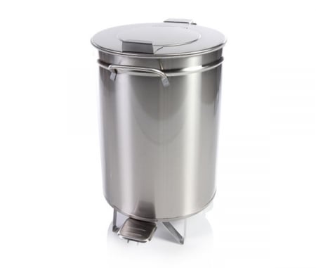 Spalare vesela si Igiena - Pubela inox cu capac si pedala, capacitate 50L