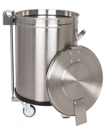 Pubela inox 100 litri cu pedala BGA-100 [2]