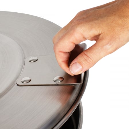Pubela inox 100 litri cu pedala BGA-100 [5]