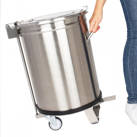 Pubela inox 50 litri cu pedala BGA-50 [1]