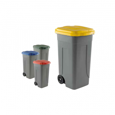 Spalare vesela si Igiena - Pubela pentru colectare deseuri 80 litri, culoare albastru, 540x490x850(h) mm, AV4682B